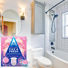 Astonish Toilet Bowl Fizz & Fresh Pink Peony Fresh Deep Cleaning Foam 8 Tablets