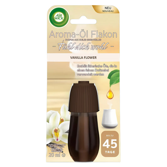 Air Wick Essential Mist Vanilla Flower Diffuser Aroma Refill Air Freshener 20ml