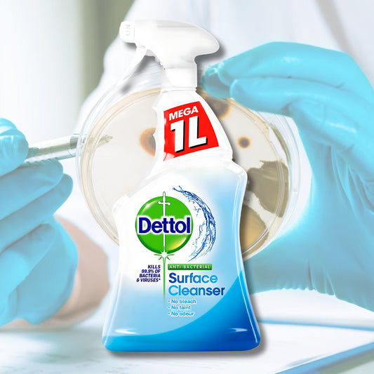 Dettol Anti Bacterial Surface Cleanser 1L Kill 99.9% Bacteria No Bleach Odour