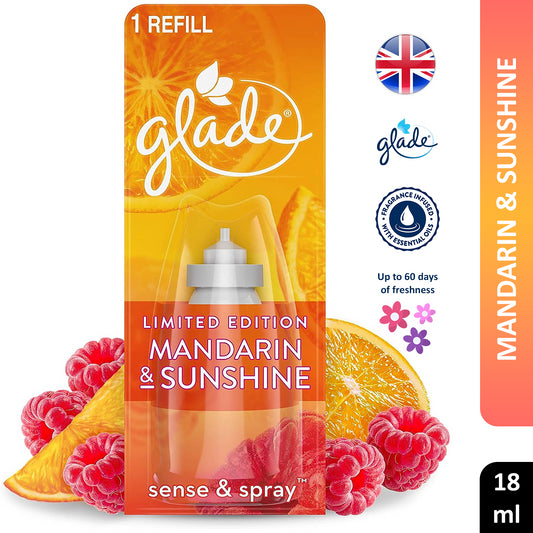 Glade Sense & Spray Sensual Mandarin & Sunshine Air Freshener Refill Home 18ml