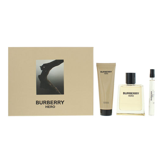 Burberry Hero For Men 3 Piece Gift Set