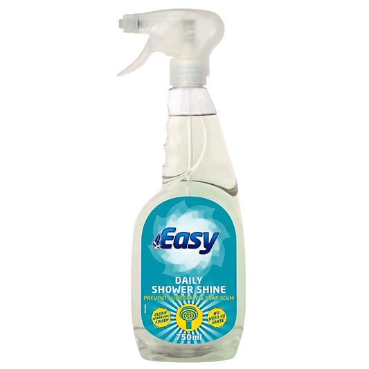 Easy Daily Glass Shower Doors Shine Chrome Fixtures Cleaner Trigger Spray 750ml