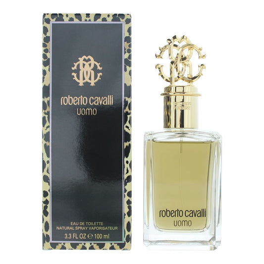 Roberto Cavalli Uomo Eau De Toilette 100ml Mens Fragrance Spray
