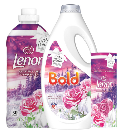 Bold Laundry Detergent Lenor Fabric Conditioner In Wash Scent Booster Bundle Set