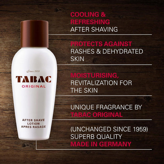 Tabac Original Aftershave Lotion 100ml Spray Mens Fragrance