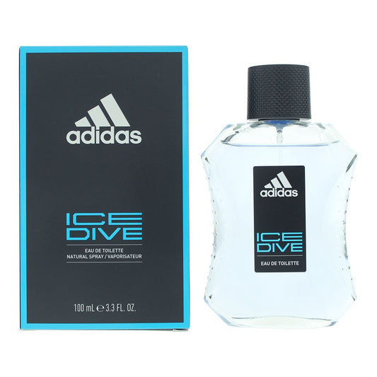Adidas Ice Dive Eau de Toilette 100ml Mens Fragrance Spray