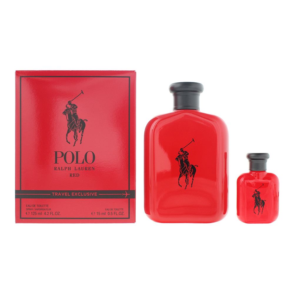 Ralph Lauren Polo Red 2 Piece Gift Set: Eau de Toilette 125ml, EDT 15ml
