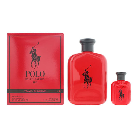 Ralph Lauren Polo Red 2 Piece Gift Set: Eau de Toilette 125ml, EDT 15ml