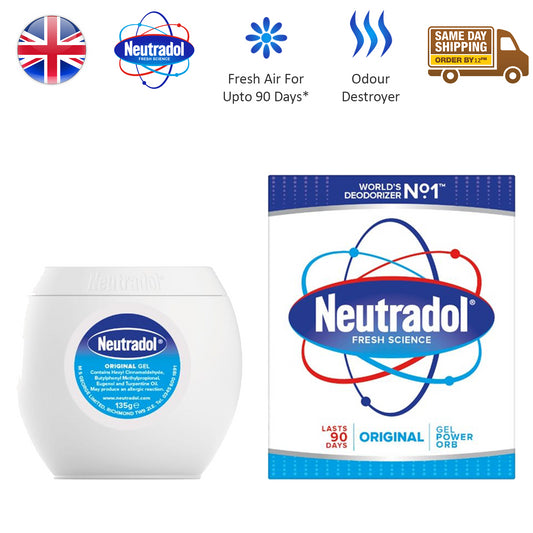 Neutradol Gel Power Orb Odour Destroyer Air Freshener Original 135G