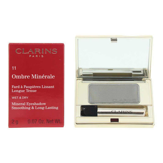 Clarins Ombre Minerale Smoothing & Long-Lasting 11 Silver Green Cosmetics 2g