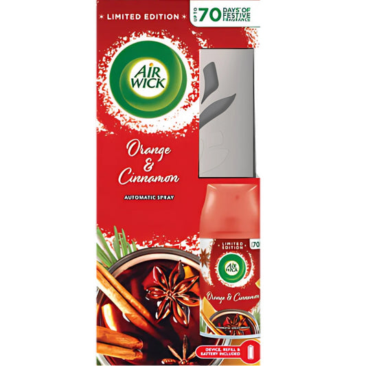 Air Wick Orange Cinnamon Freshmatic Machine Refill Automatic Air Freshener Spray