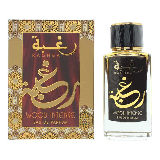 Lattafa Raghba Wood Intense Eau de Parfum 100ml Spray For Mens Fragrance