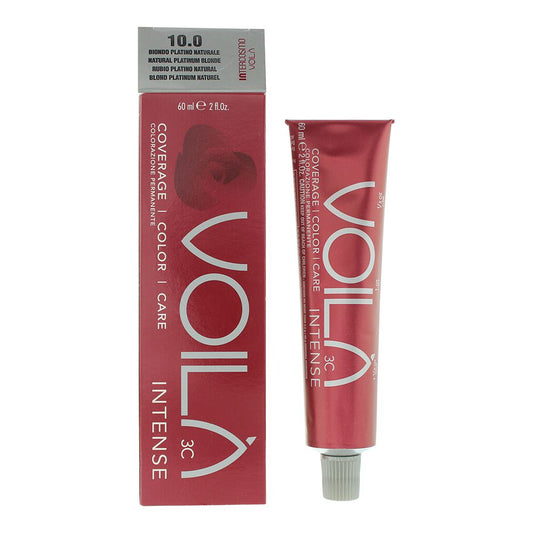 Intercosmo Voila� 3C Intense 10.0 Natural Platinum Blonde Hair Colour 60ml Women