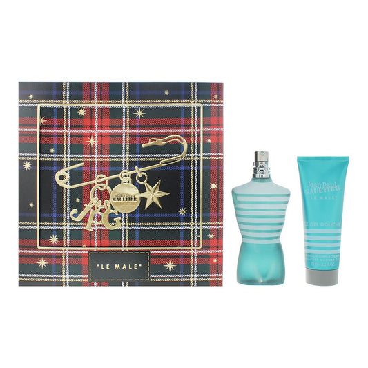 Jean Paul Gaultier Le Male 2 Piece Gift Set: EDT 75ml, Shower Gel 75ml