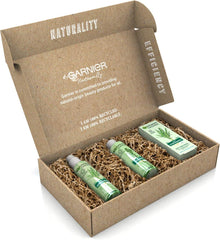 Garnier Organic Essentials Gel Face Wash Moisturiser Toner Care Cleanse Gift Set