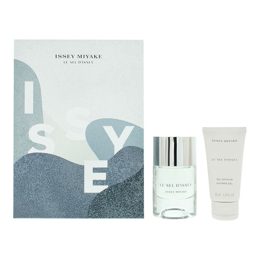 Issey Miyake Le Sel D'issey 2 Piece Gift Set: EDT 50ml, Shower Gel 50ml
