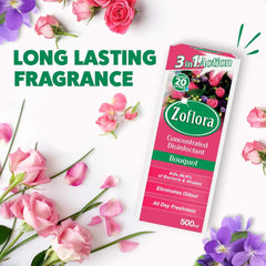 Zoflora Concentrated Multipurpose Disinfectant Surface Cleaner Bouquet 500ml