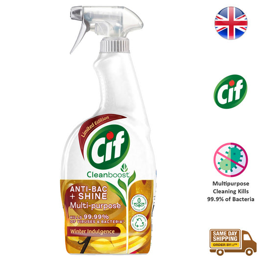 Cif Clean Boost Multipurpose Antibacterial Spray Winter Indulgence 700ml