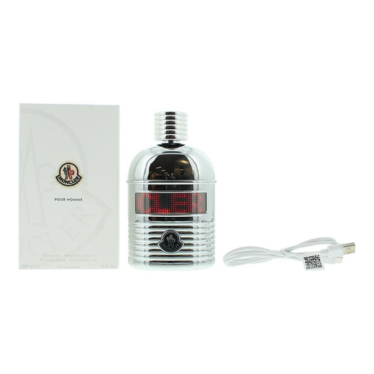 Moncler Pour Homme Refilable With Led Screen Eau de Parfum 150ml Fragrance Spray