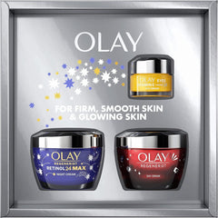 Olay Glow Up Kit 3Pk For Firm Smooth Glowing Skin Day Night Cream