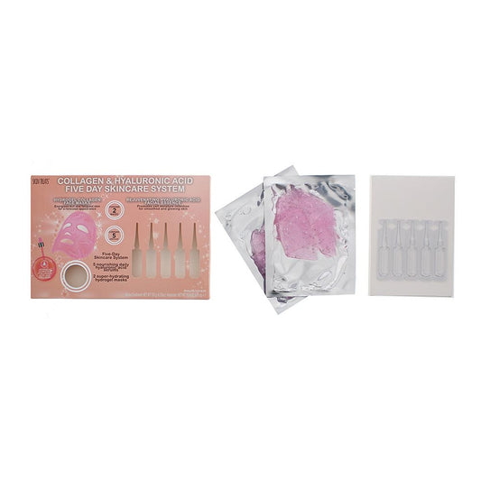 Skin Treats Collage Glitter Hyaluronic Acid Ampoules 5 Day Skincare System Women