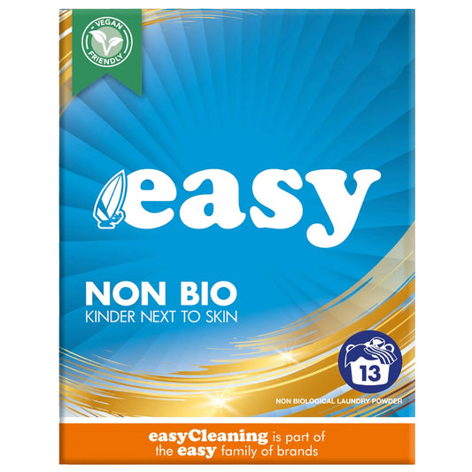 Easy Non Bio Washing Powder Removes Tough Stains Laundry Cloth Detergent 884G X1