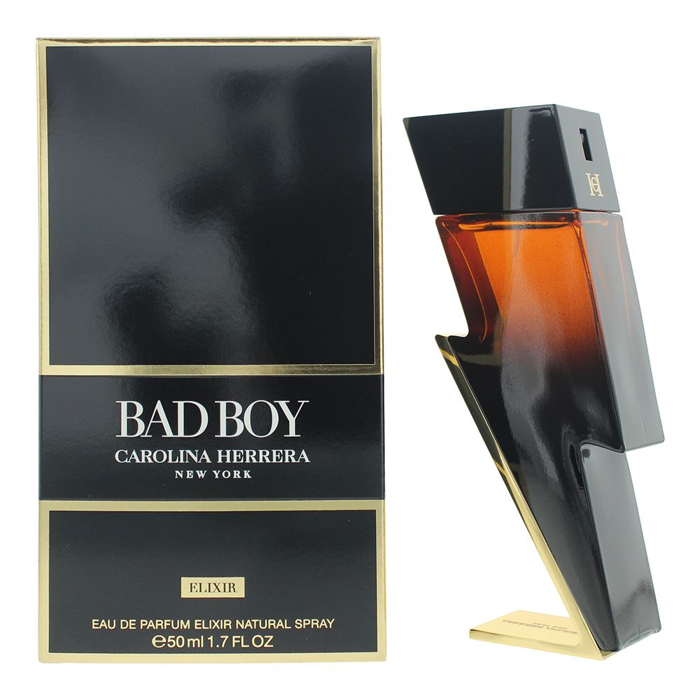 Carolina Herrera Bad Boy Elixir Eau de Parfum 50ml Mens Fragrance Spray
