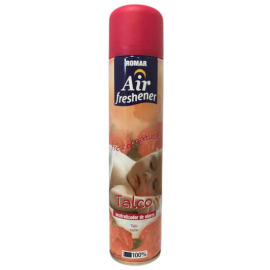 Romar Air Freshener Spray Home Office Room Talco Fragrance 300ml