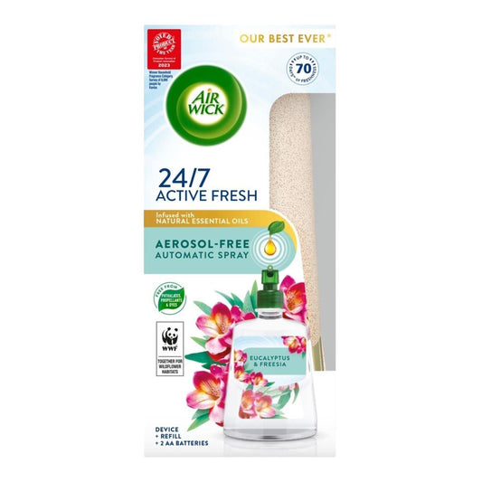 Air Wick Automatic Spray Machine Air Freshener Eucalyptus & Freesia 228ml