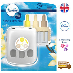 Febreze 3Volution Air Freshener Euro Plug In Refills Diffuser Vanilla Blossom