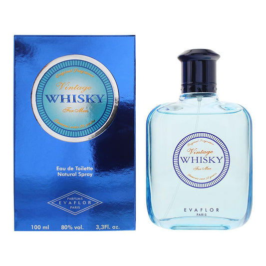 Evaflor Whisky Vintage For Men Eau De Toilette 100ml Mens Fragrance Spray