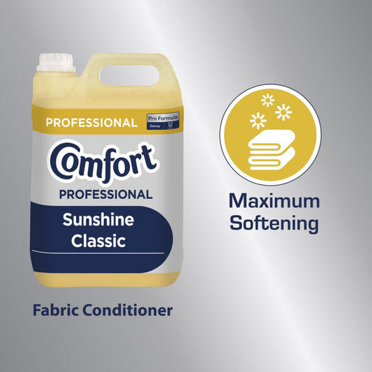 Comfort Sunshine Classic Professional Fabric Conditioner Maximum Softening 4.8L