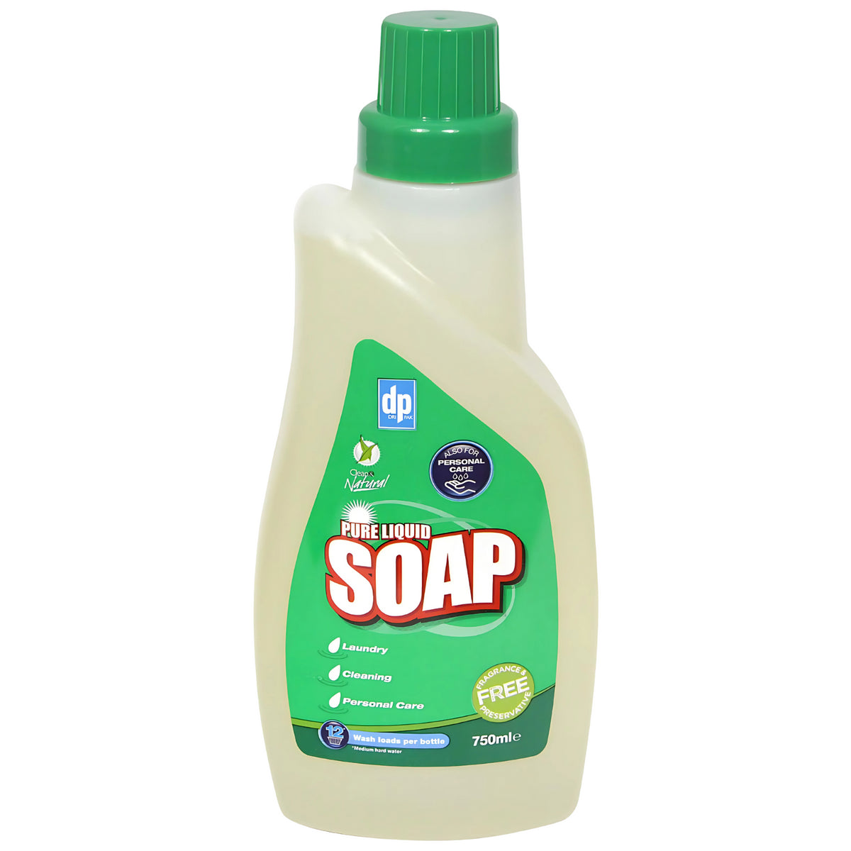 Dri Pak Pure Liquid Soap Laundry Clothes Fabric Cleaning Personal Care 750ml