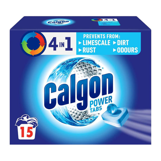 Calgon 4 in1 Power Tabs Water Washing Machine Softener Prevents Unpleasant Odour