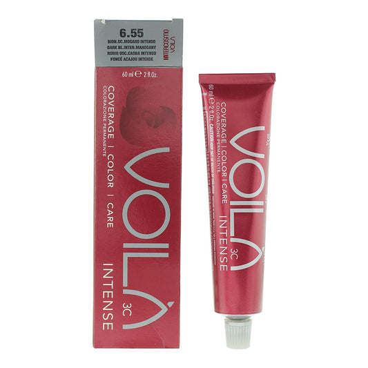 Intercosmo Voila� 3C Intense 6.55 Dark Blonde Intense Mahogany Hair Colour 60ml
