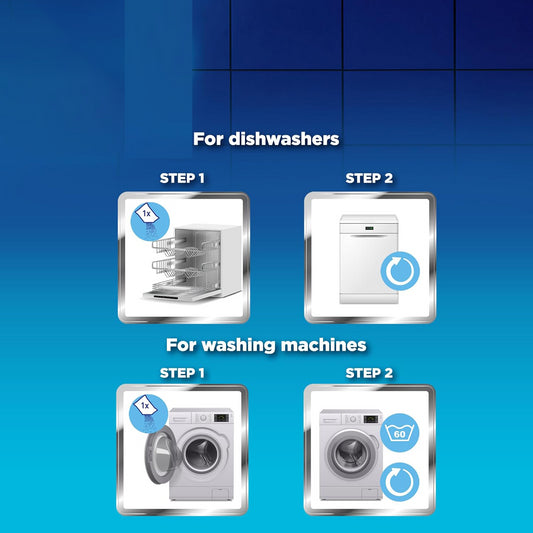 Crystale Dishwasher Washing Machine Deep Cleaning Stain Limescale Remover 250ml