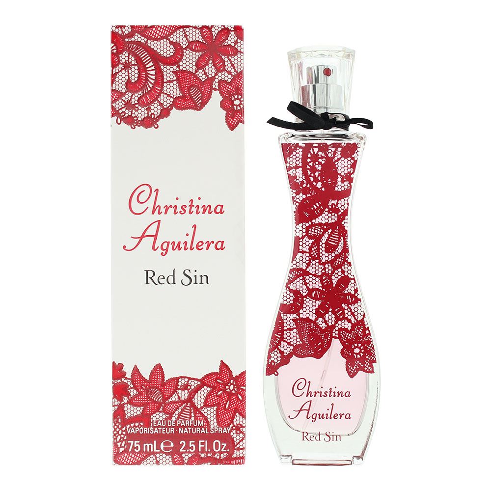 Christina Aguilera Red Sin Eau de Parfum 75ml Womens Fragrance Spray
