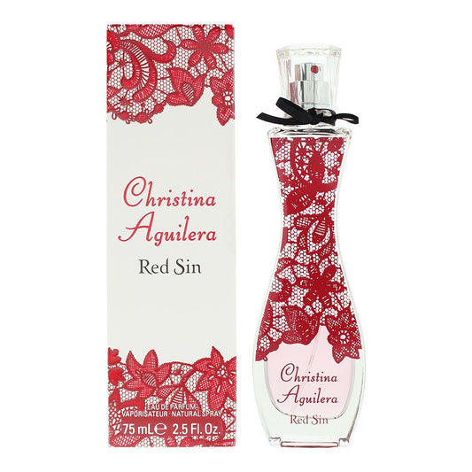 Christina Aguilera Red Sin Eau de Parfum 75ml Womens Fragrance Spray