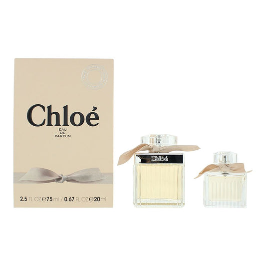 Chloe 2 Piece Gift Set: Eau de Parfum 75ml - Eau de Parfum 20ml