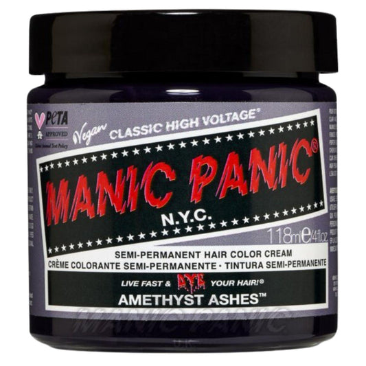 Manic Panic High Voltage Amethyste Ashes Hair Dye SemiPermanent Color 118ml