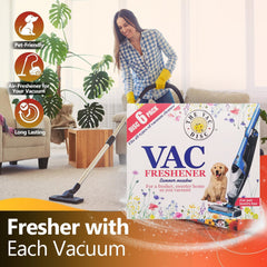 Vac Freshener Disc Extra Strength Fits All Vacuum Summer Meadow