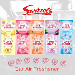 Swizzels Love Hearts Car Air Freshener Tangy Raspberry