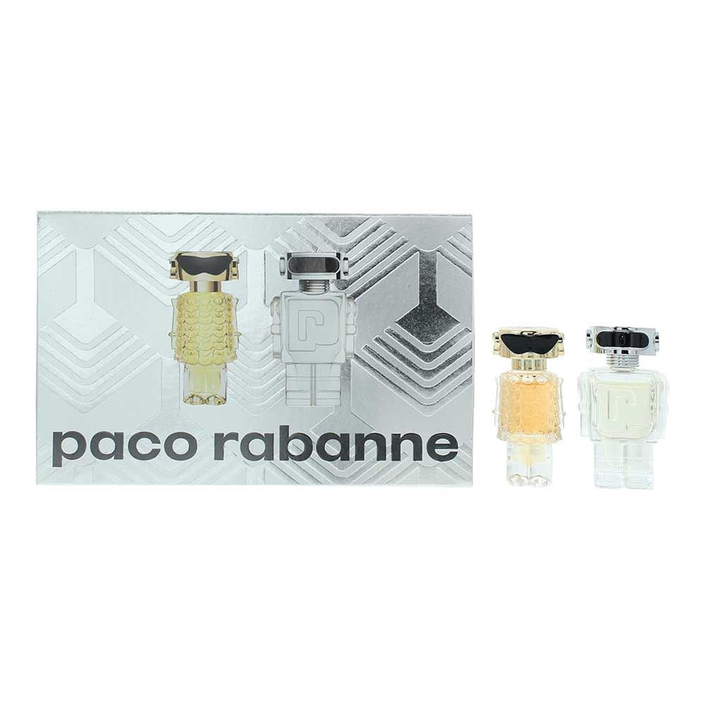 Paco Rabanne Mini 2 Piece Gift Set: Fame Eau de Parfum 4ml - Phantom EDT 5ml