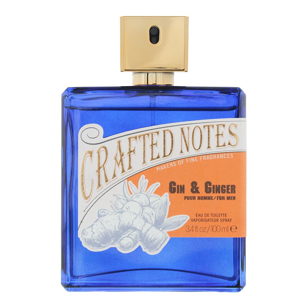 Crafted Notes Gin & Ginger For Men Eau de Toilette 100ml Mens Fragrance Spray