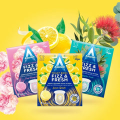 Astonish Toilet Bowl Fizz & Fresh Pink Peony Fresh Deep Cleaning Foam 8 Tablets