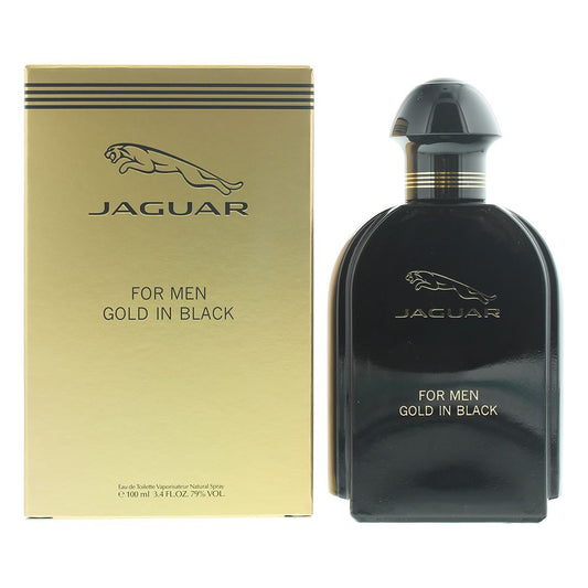 Jaguar For Men Gold In Black Eau de Toilette 100ml Mens Fragrance Spray