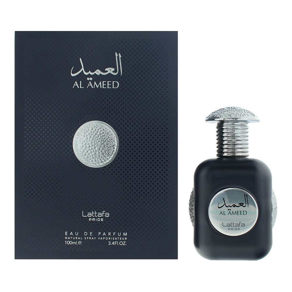 Lattafa Pride Al Ameed Silver Eau de Parfum 100ml Mens Fragrance Spray