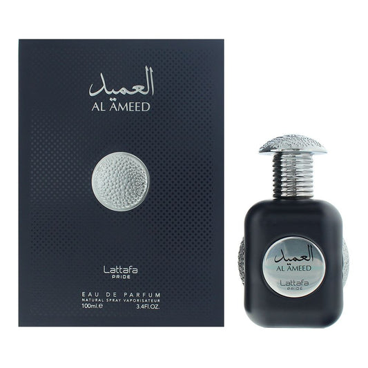 Lattafa Pride Al Ameed Silver Eau de Parfum 100ml Mens Fragrance Spray