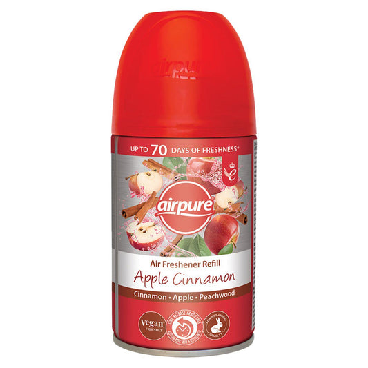 Airpure Air Freshener Refill Home Room Fragrance Spray Apple Cinnamon 250ml