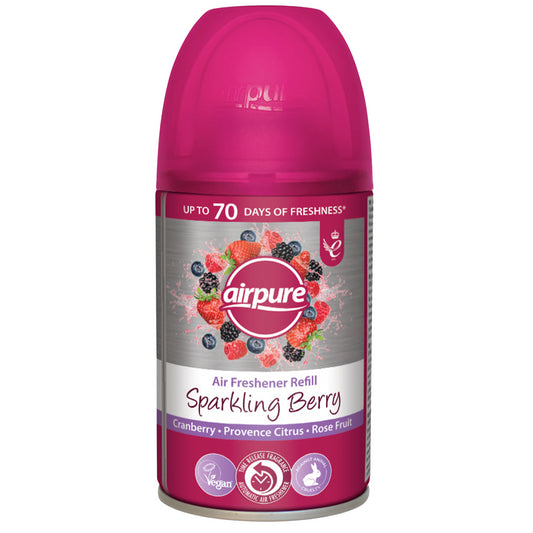 Airpure Air Freshener Refill Home Room Fragrance Spray Sparkling Berry 250ml